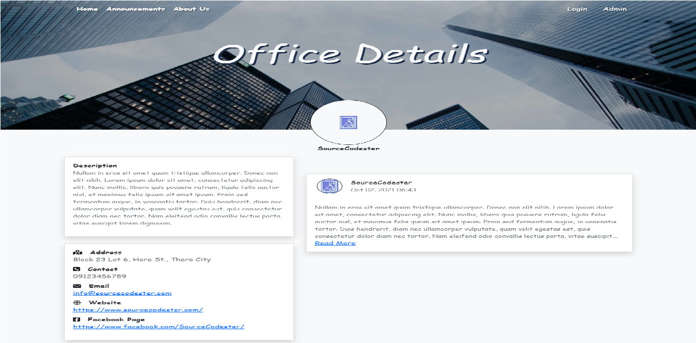 Local Offices Contact Directories Site