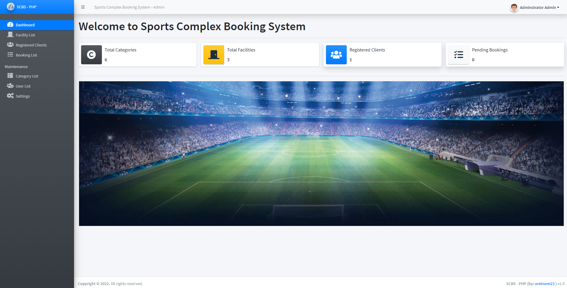 Online Sports Complex Booking System