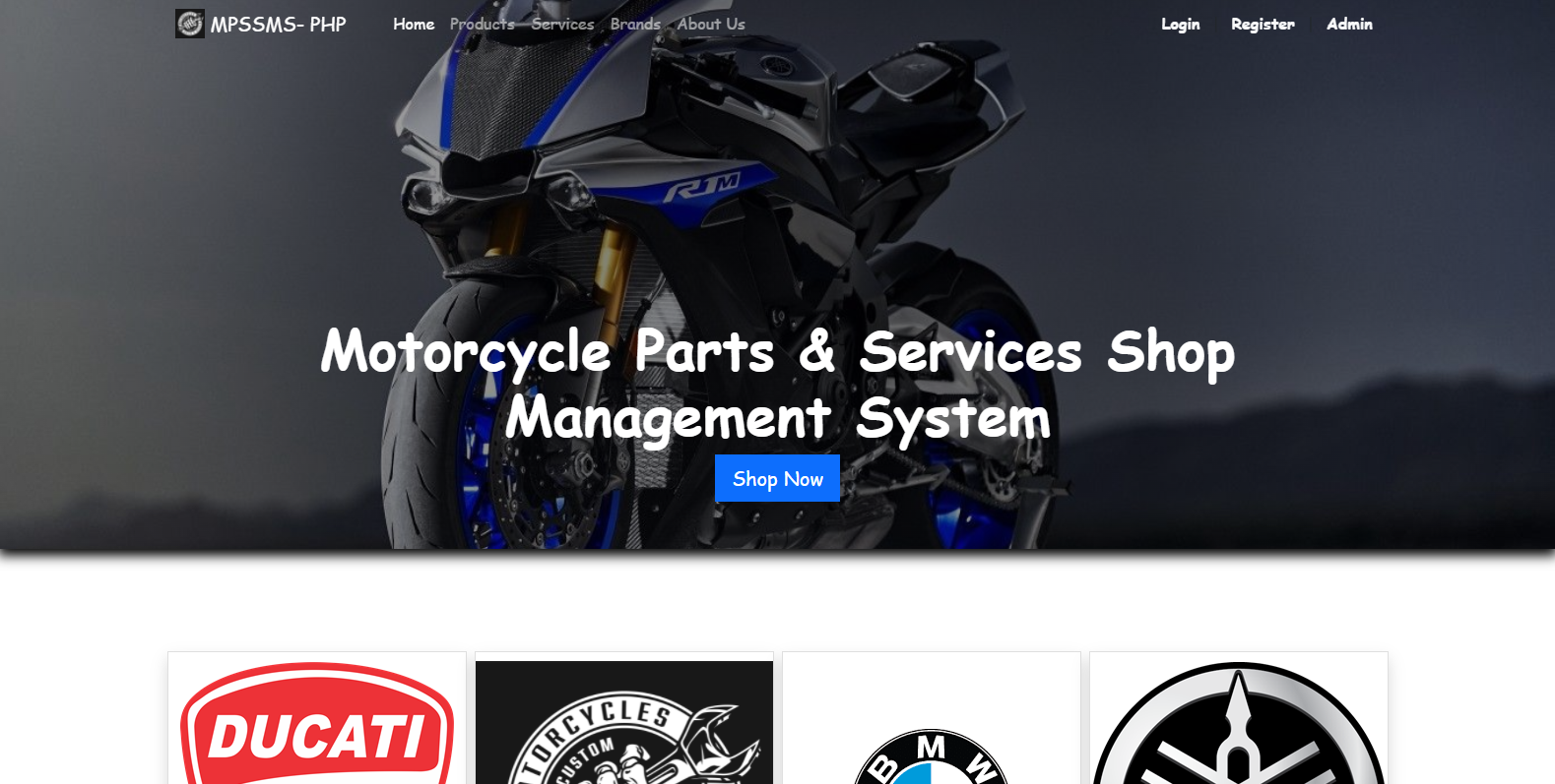 motorcycle shop software