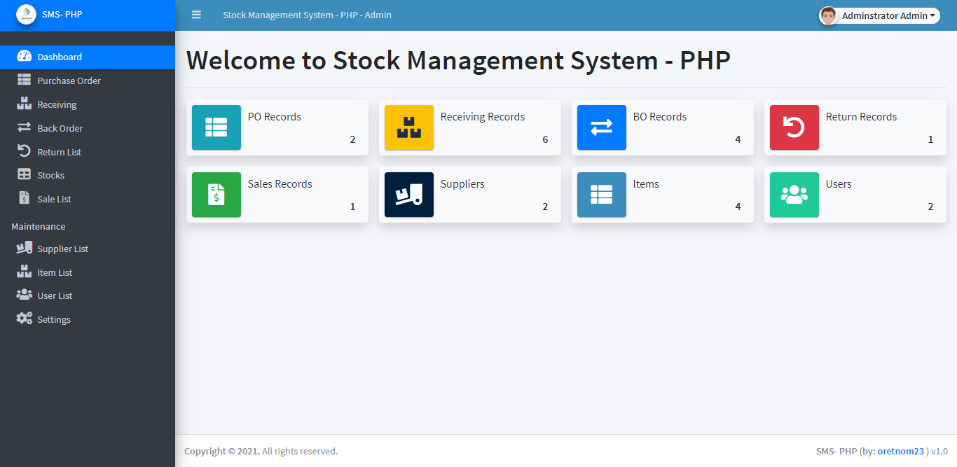 Stock Management System