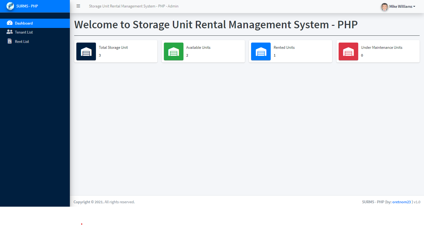 Storage Unit Rental Management System