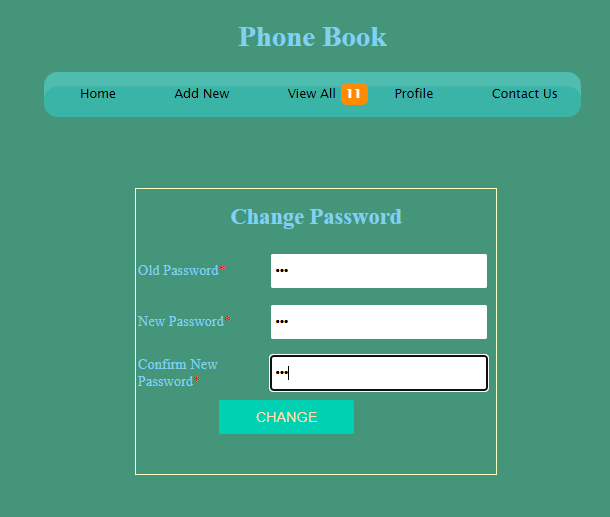 Phonebook Website