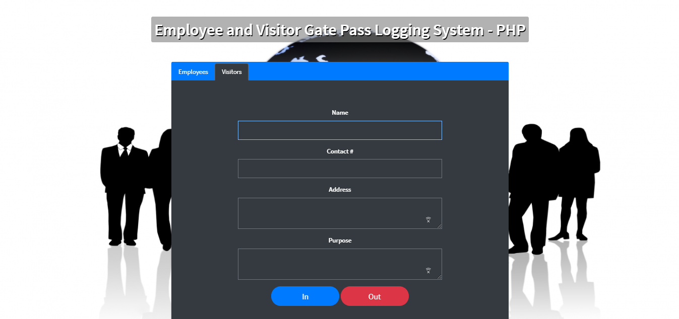 Employee and Visitor Gate Pass Logging System