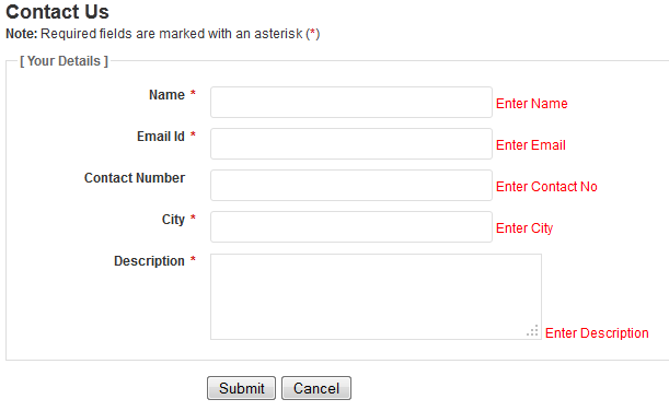 jquery registration form validation