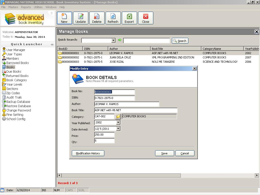 simple library management system in java code