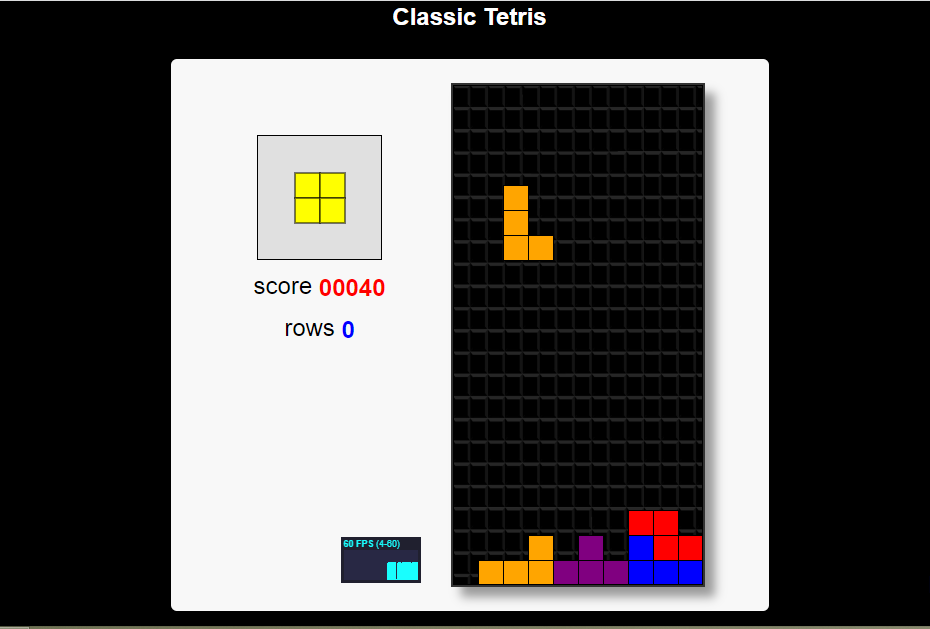 Free Tetris Game