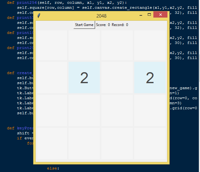 😯 Vem descobrir com criar o jogo 2048 em Python! #python #code #progr