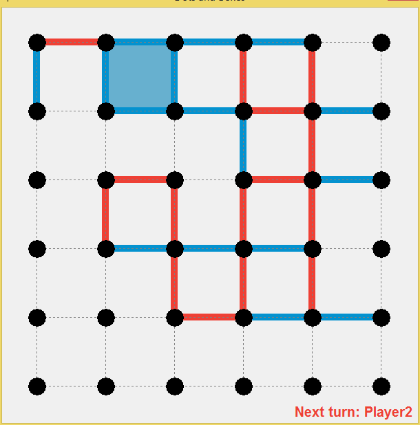 Simple Dots and Boxes Game in Python Free Source Code