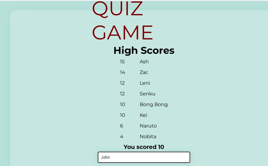Simple Quiz Game(Movie Edition) in JavaScript Free Source Code ...