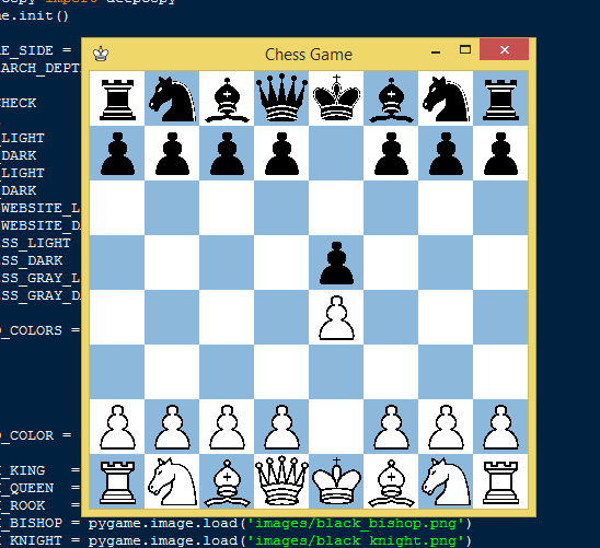 Make chess ♟️ board using python graphic animation