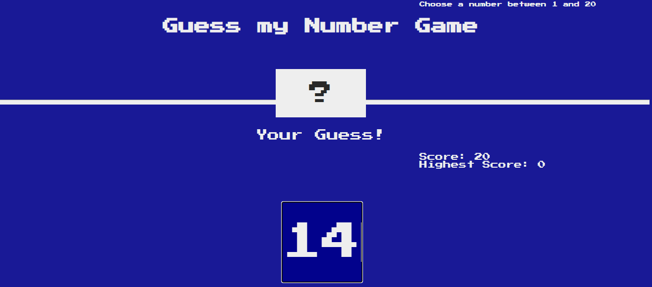 Fremmed Pudsigt fiktion Guess my Number Game using JavaScript with Source Code | Free Source Code,  Projects & Tutorials