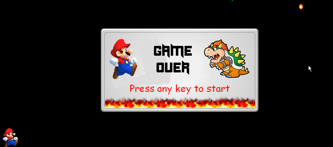 Make Super Mario Game using Python.