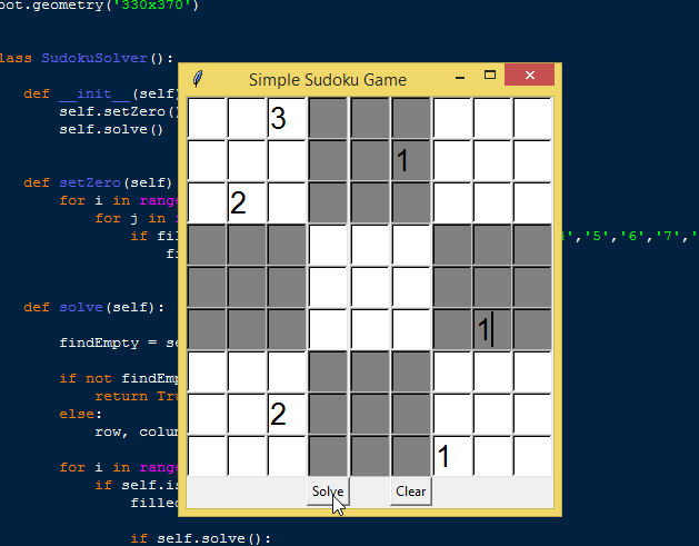 Python Sudoku Solver