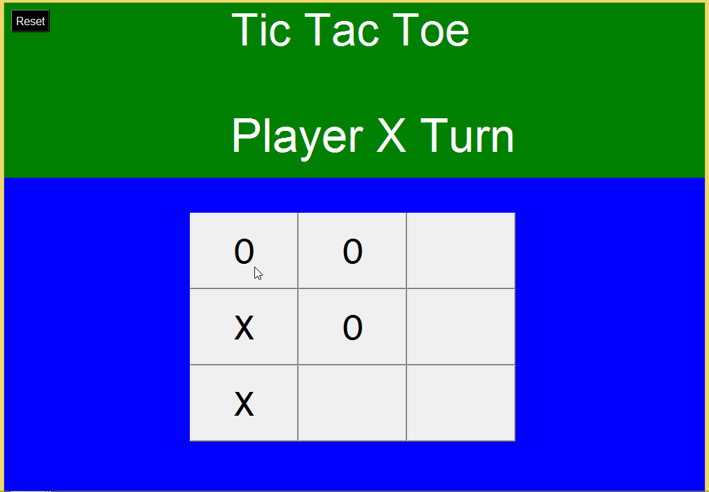 Square Tic Tac Toe GUI - Practice Python Projects