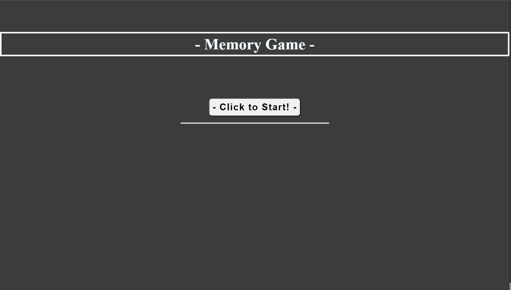 Start Game