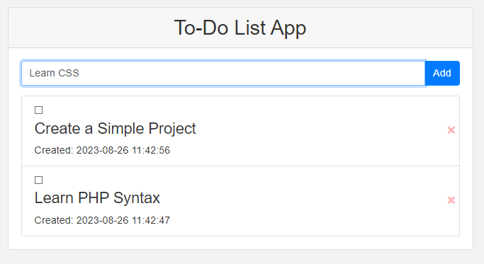 Create Task