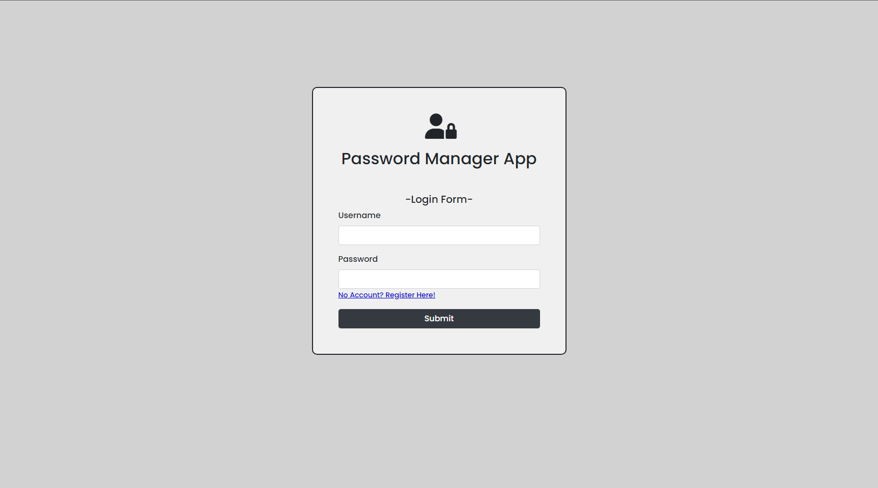 Login Page