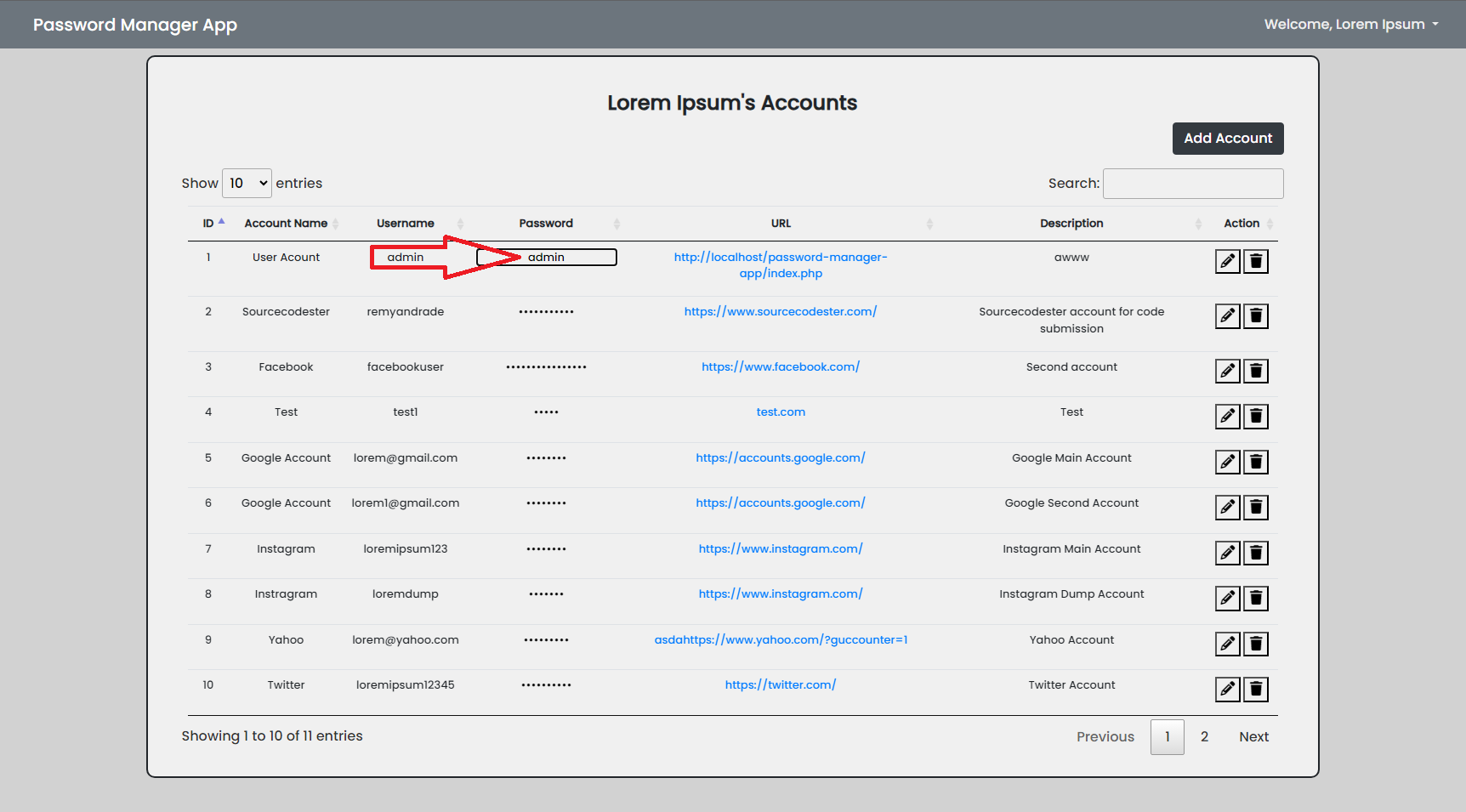 Show Password