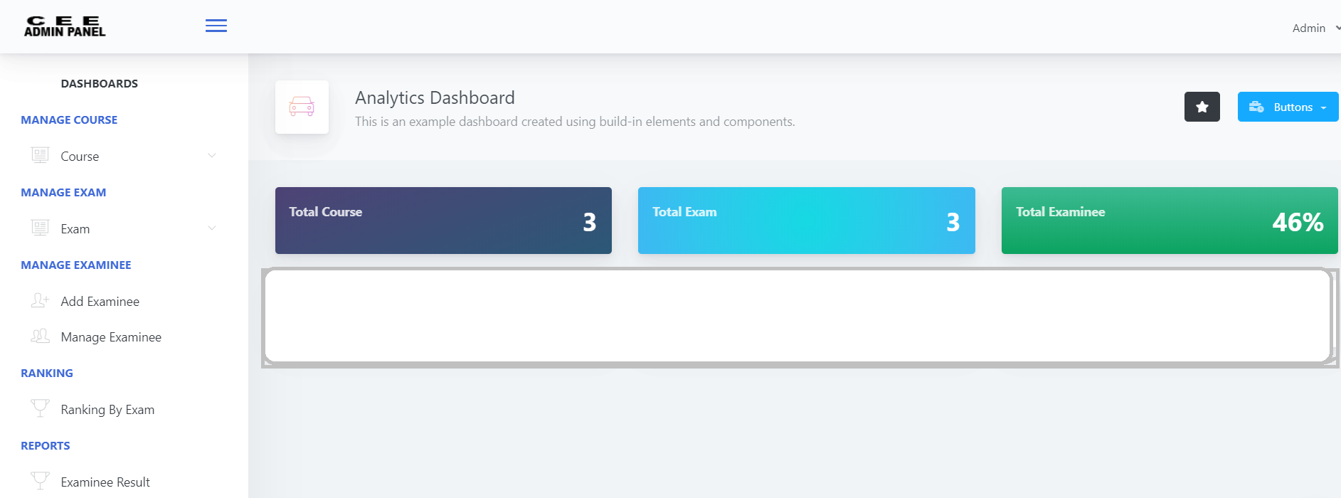 Admin Dashboard
