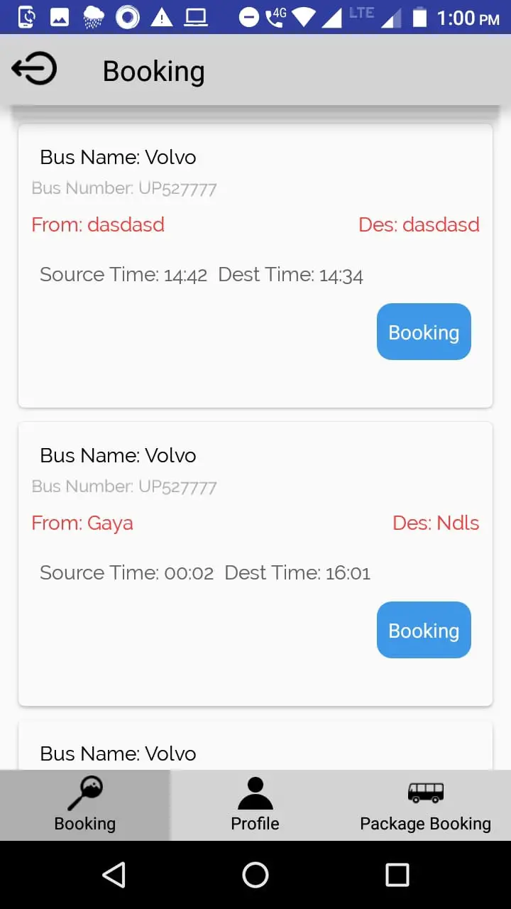 Bus Booking App