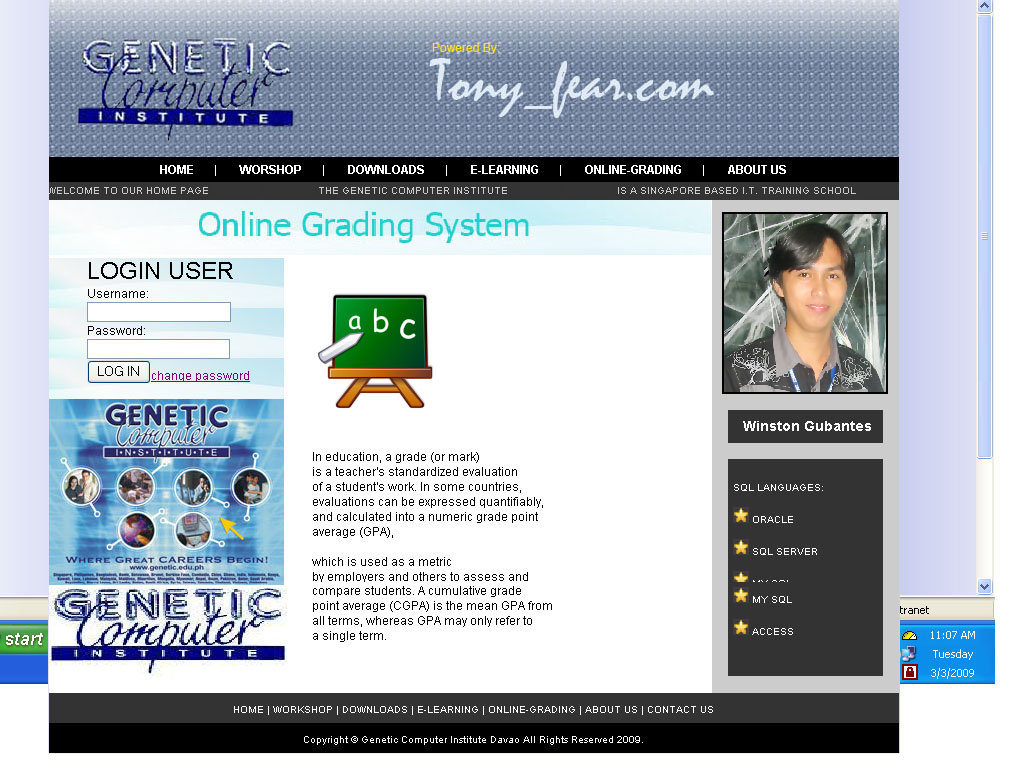 Online Grading System | Free Source Code, Projects & Tutorials