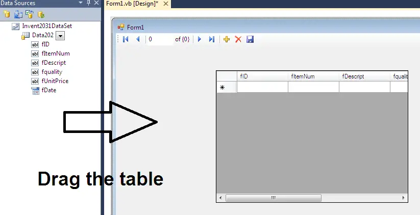10 - Simple Automatic Search Box Tutorial Using Binding Source - Visual Basic 2010 embedded Database MS access  - Free Source Code