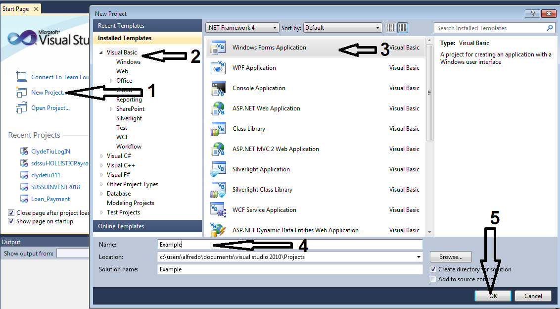 tut2 - Login Form Using Visual Basic 2010 with Embbeded database Microsoft Access Tutorial - Free Source Code