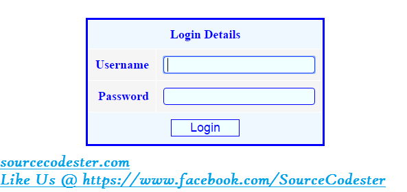 Login Form