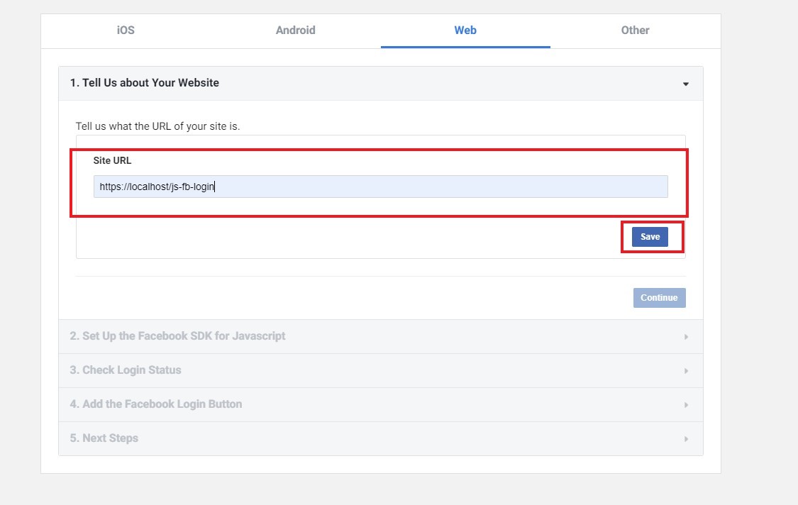 Login with Facebook using JavaScript SDK Tutorial