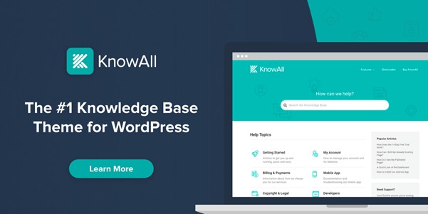 The #1 WordPress Knowledge Base Theme
