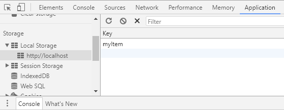 local storage chrome