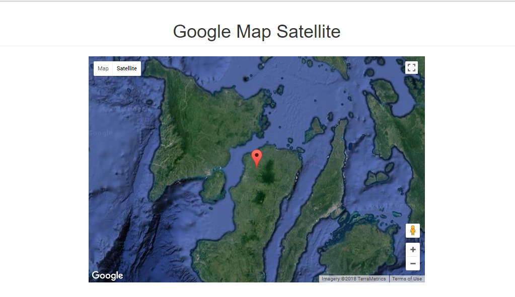  Google Maps in Satellite View