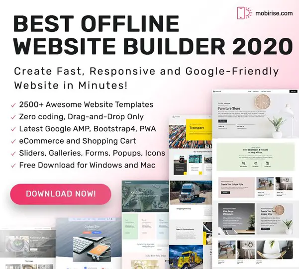 Free website builder
