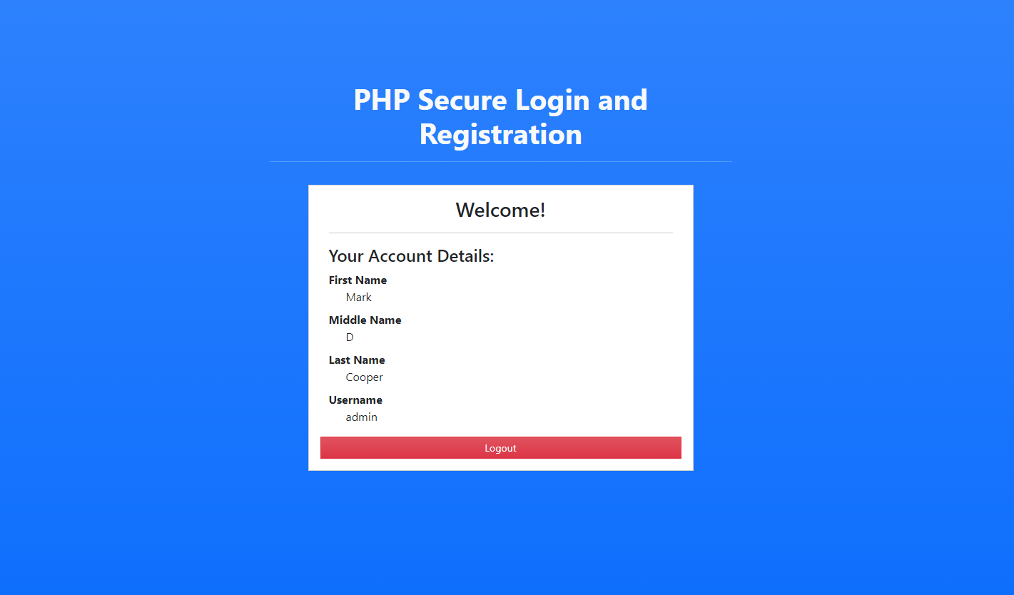 PHP - Main