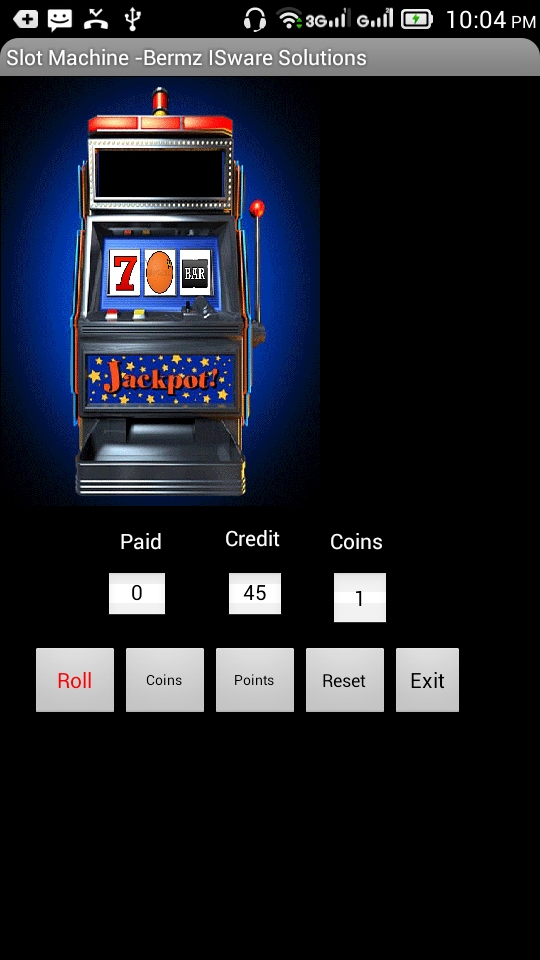 Slot Machine Game Application in Android  Free source 