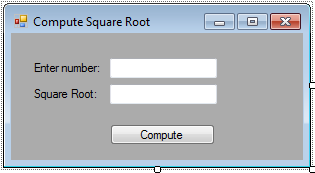 square root design