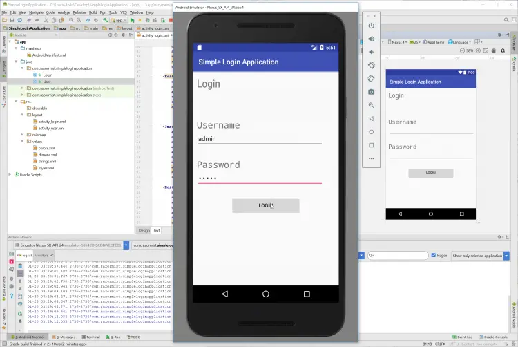 Creating Simple Android Login Application | Free Source Code ...