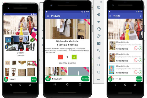 e-commerce app in android