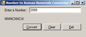 Roman digits converter discount