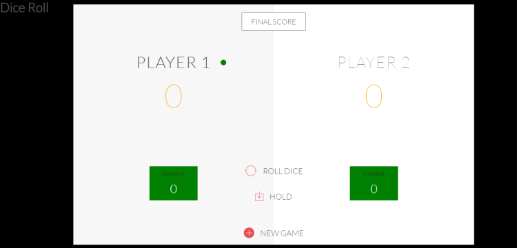 Dice Roll (Multiplayer) Game in JavaScript Free Source Code ...