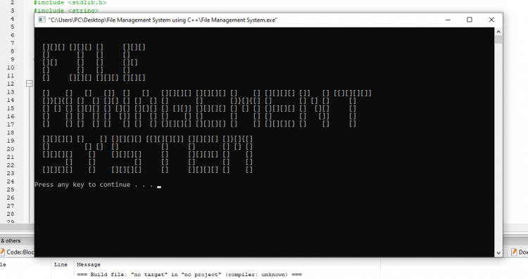 Simple File Management System using C++ with Free Source Code