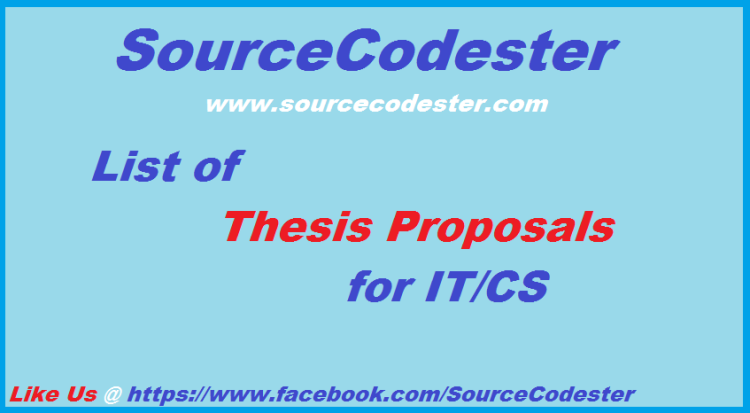 list of thesis title for information technology students