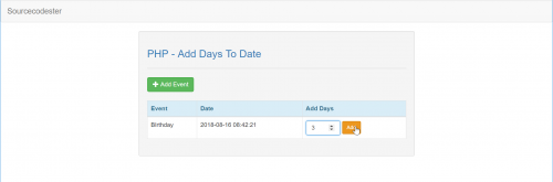PHP Add Days To Date Free Source Code Tutorials