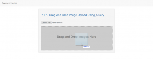PHP Drag And Drop Image Upload Using JQuery Free Source Code PHP Drag And Drop Image Upload Using JQuery Free Source Code