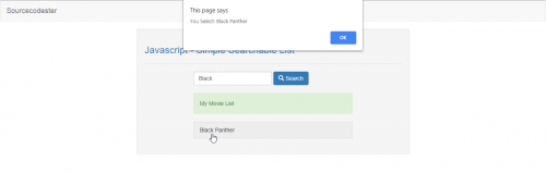 javascript search javascript search