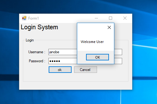 How to Create a Login System in C# and MS Access Database | Free Source ...