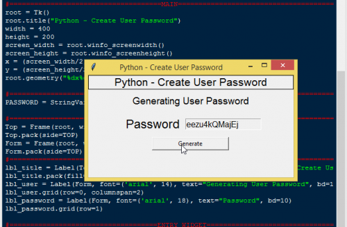 Python - Create User Password | Free Source Code & Tutorials