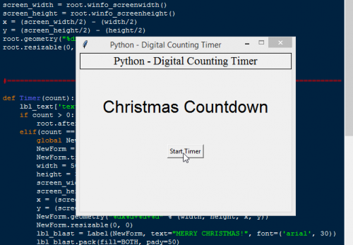 Create a timer in python - youthjery
