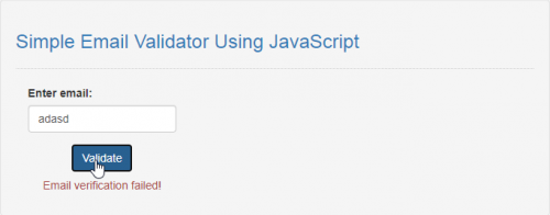 Simple Email Validator Using JavaScript | Free Source Code & Tutorials