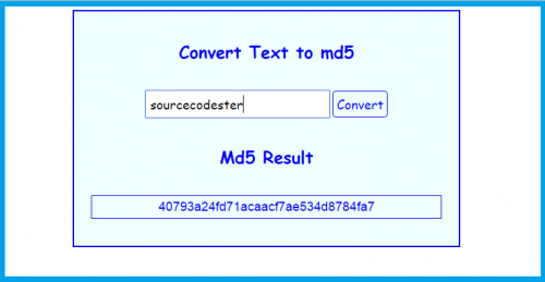 How to Convert Text in md5 using PHP/MySQL | Free Source Code & Tutorials